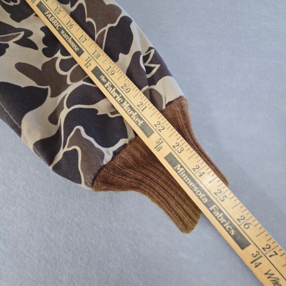 Vtg Sports Afield Insultated Camo Men's Hooded Full Zip Hunting Jacket Medium - Picture 12 of 15